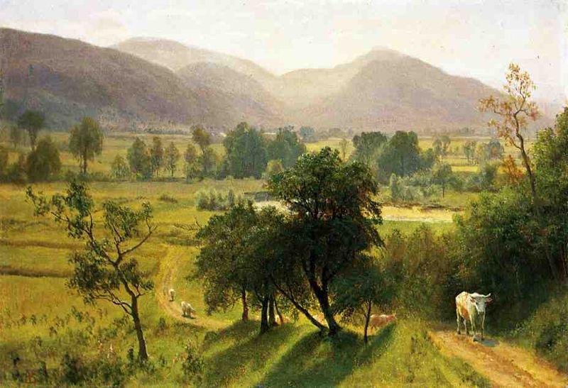 Albert Bierstadt Conway Valley New Hampshire France oil painting art